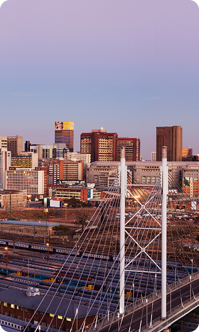 Johannesburg city skyline